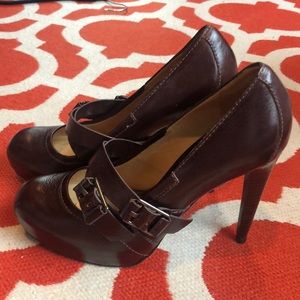 L.A.M.B. Brown Pumps Heels Size 9